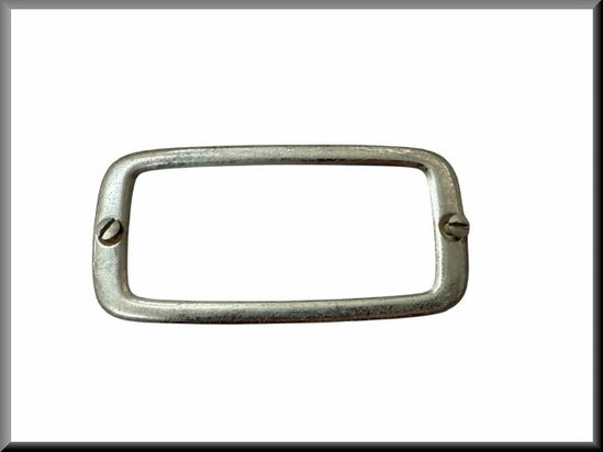 Chroom rand achteruitrijlamp R16 TS 1968-1969 (geel glas, New Old Stock).