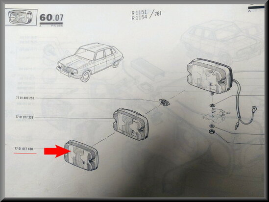 Glas verstraler R16 TS.