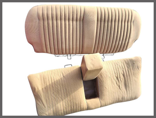 Compleet interieur beige stof (gebruikt).