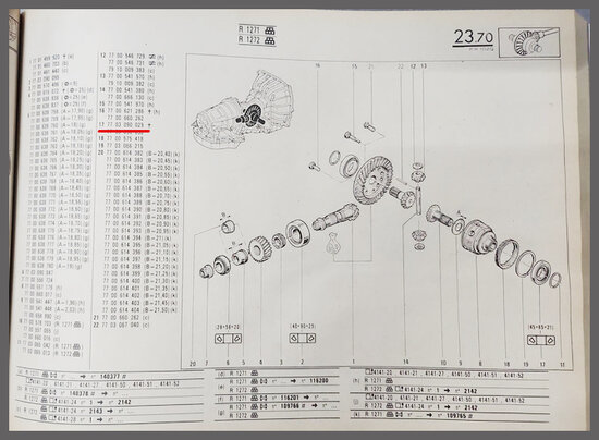 R20-30: Differentieel lager (New Old Stock). 