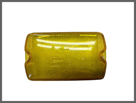 Glas verstraler R16 TS geel (New Old Stock).