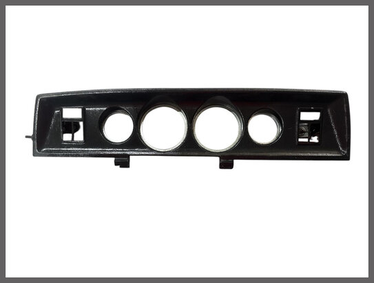 Dashboarddeel R16 1968 zwart (New Old Stock).