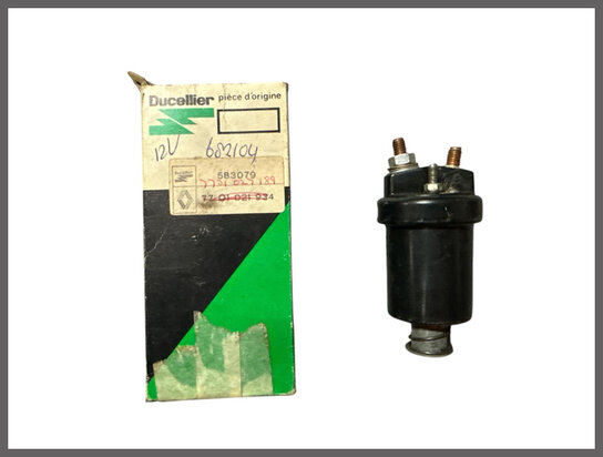 R 16,17,18,20,Fuego: Relais startmotor (New Old Stock).