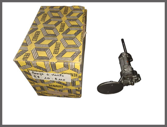 R 4,5,6,8,10,Alpine: Complete oliepomp unit (New Old Stock).