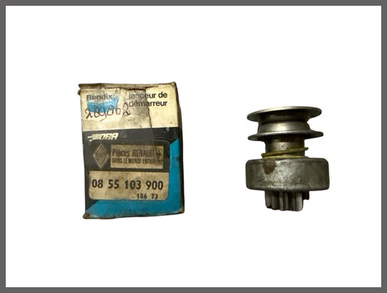 R4,6: Bendix startmotor (New Old Stock).