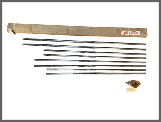 Sierlijst set RVS (New Old Stock).