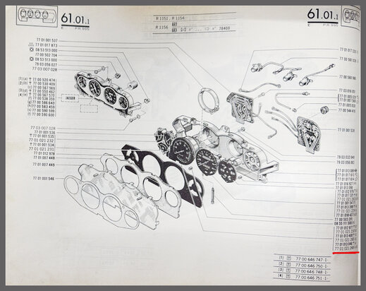 Toerenteller R16 TS, automaat (New Old Stock).