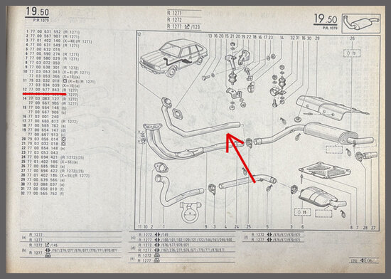 R20-30: Uitlaat-vlampijpje (New Old Stock).