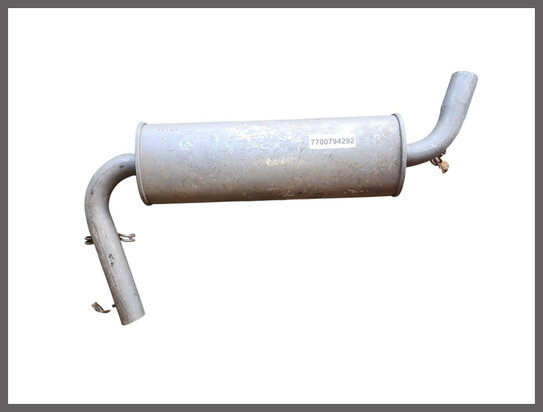 R 25 GTS-GTX-GTD: Uitlaat demper (New Old Stock).