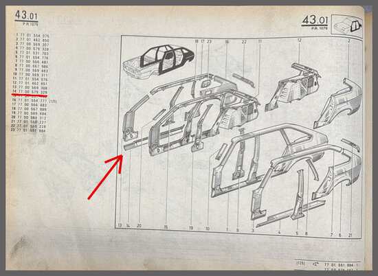 R20-R30 Kokerbalk rechts (Reproductie).