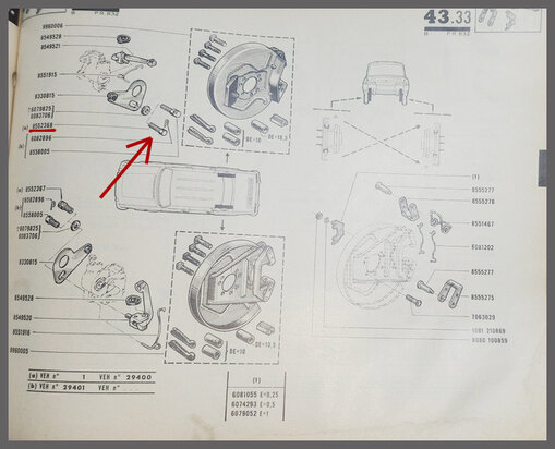 R8-10: Afstelschroef (New Old Stock).