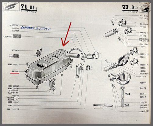 R8-10: Brandstoftank (New Old Stock).