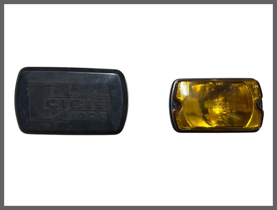 R5 Turbo: Headlight high beam without rear section (Cibie) (New Old Stock) .