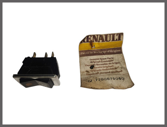 Schakelaar mistlamp (met oranje licht).