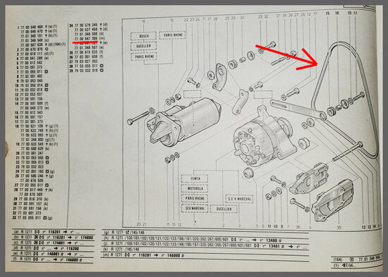 R20-30: Courroie (New Old Stock). 