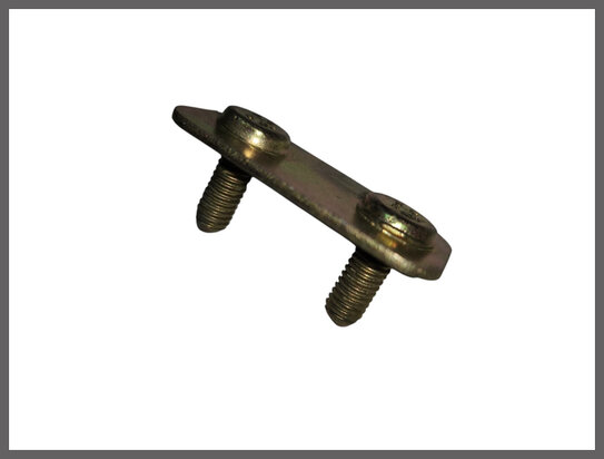 Bevestiging twee draadeinden (New Old Stock).