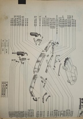 Bevestiging twee draadeinden (New Old Stock).