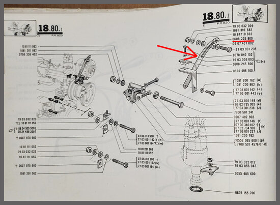 Dynamo spanbeugel (New Old Stock).
