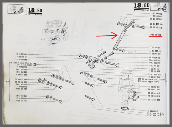 Dynamo spanbeugel (New Old Stock).