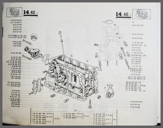 Onderblok R16 -1150, type 697 -1470 cc