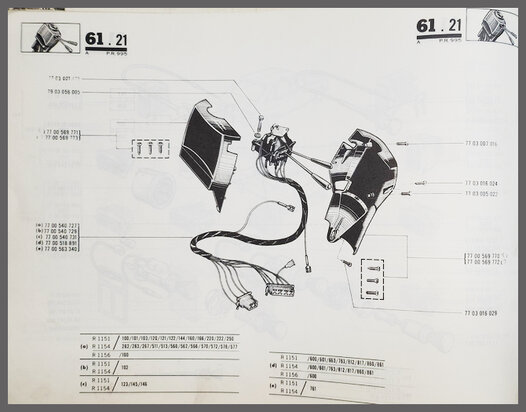Knipperlicht -verlichtingsschakelaar schakelaar met chromen stangen (gebruikt)