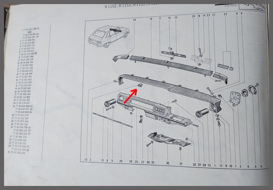 Klem dashboard (New Old Stock).