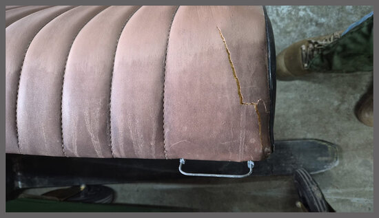 Compleet interieur beige skai (gebruikt).