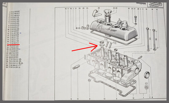 Ring bougiepijp (New Old Stock).