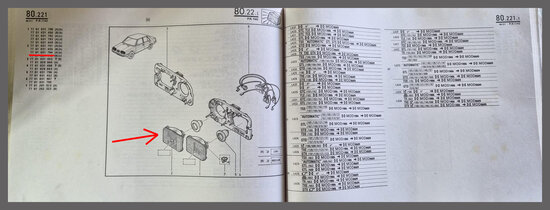 Renault 9-11: Koplamp links (verstraler) (New Old Stock).