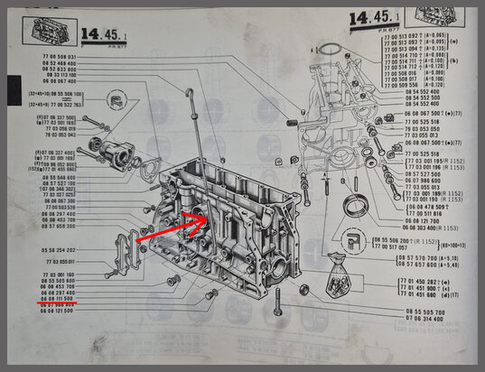 Oliepeilstok buis R16 L-TL.