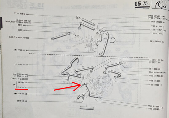 T-stuk carterventilatie systeem 