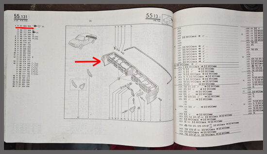 Renault 9: Bumper achterzijde (New Old Stock).