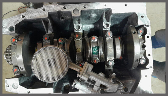 Motorblok R16 TS type 807 - 1565 cc.