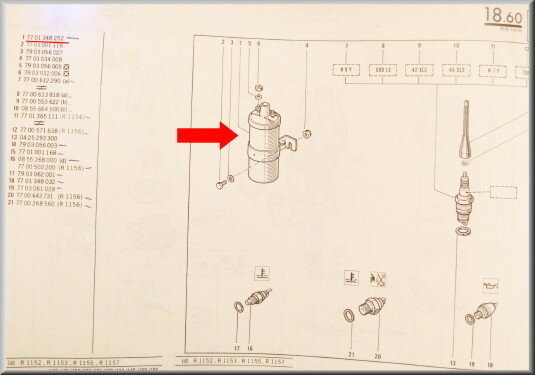 Bobine Bosch extra hoge spanning alleen gebruiken icm 123 ontsteking.
