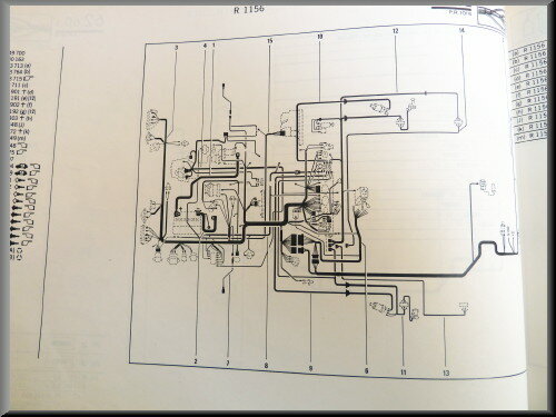 Wiring harness for R1152 1977.