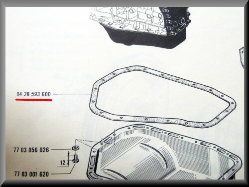 Oil-sump gasket.