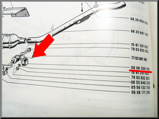 Exhaust clamp R16 L-TL.