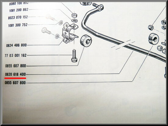 Anti roll bar rear.