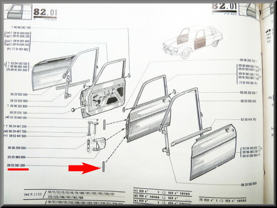 Car door hinge pin.