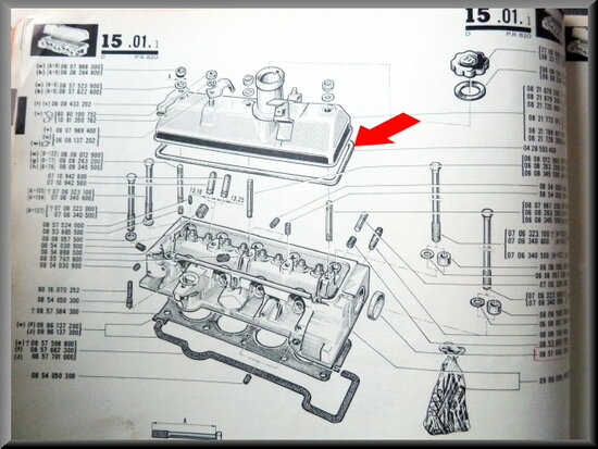 Valve cover gasket R16 L-TL.