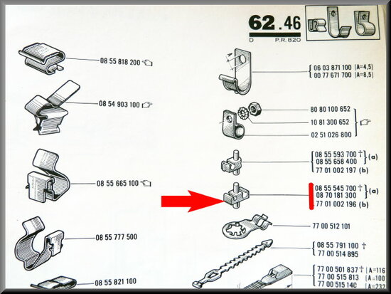 Fuel line clamp.