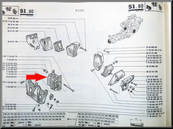 Gearbox suspension (4 gear).