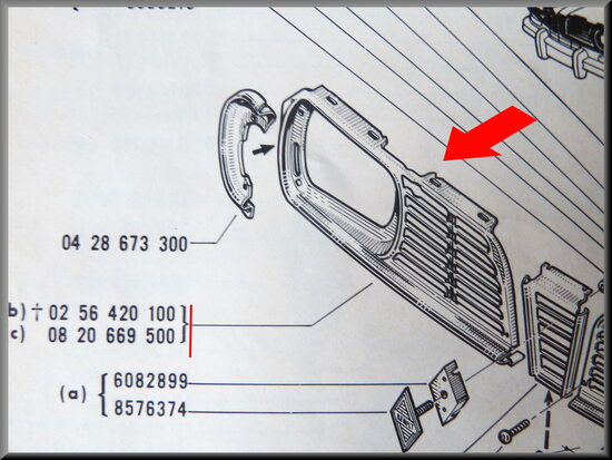 Grill right R16 1150.