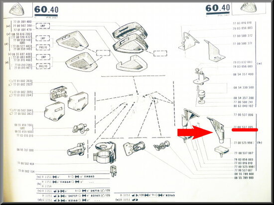 Contact at the rear flap for the rear window heater.