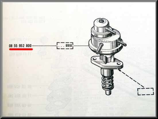 Pompe à essence R16 TS-TX.