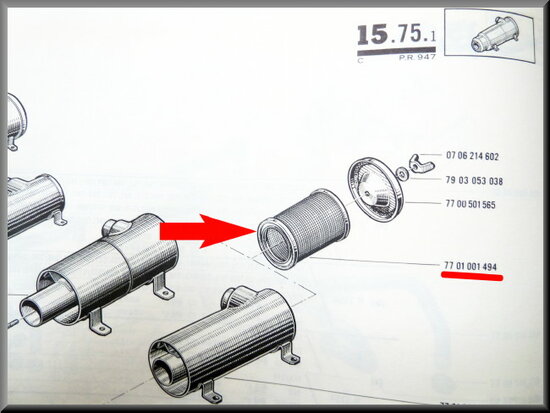 Air filter R16 TS-TX.