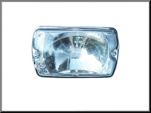 Headlight high beam: Reflector with glass R16 TS.