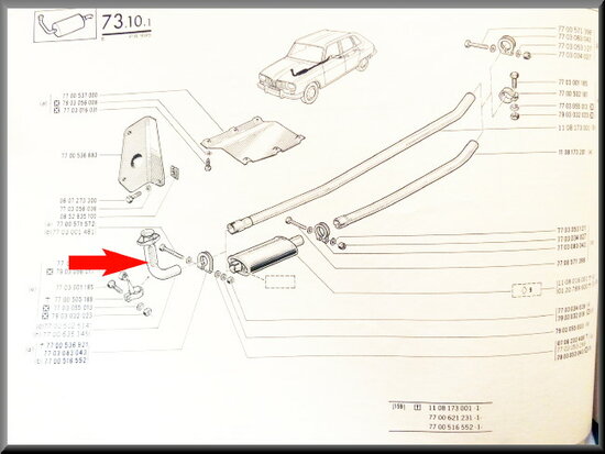 Elbow pipe R16 TX>1975.