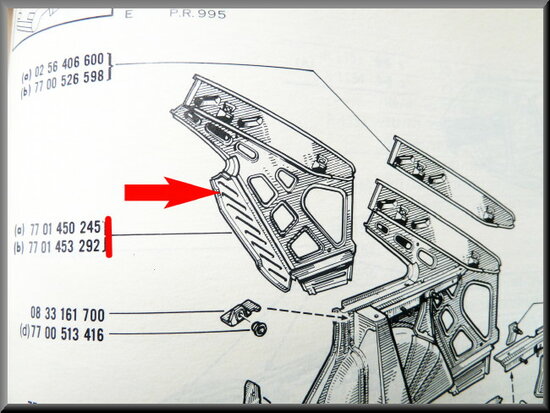 Inner wing rear right.