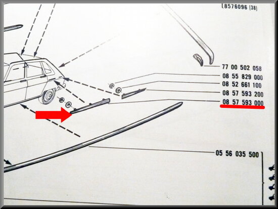 Chroomstrip R16 1150 en TS < 1970.